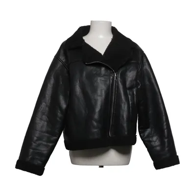 Shearlingjacka (Svart) från Gina Tricot Polyester, Polyuretan