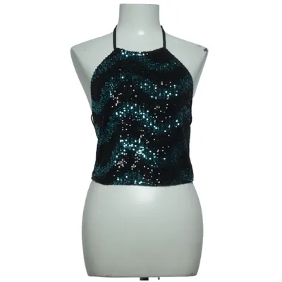 Halter neck top (Black, Blue, Multicolored) from FB Sister Elastane, Polyester