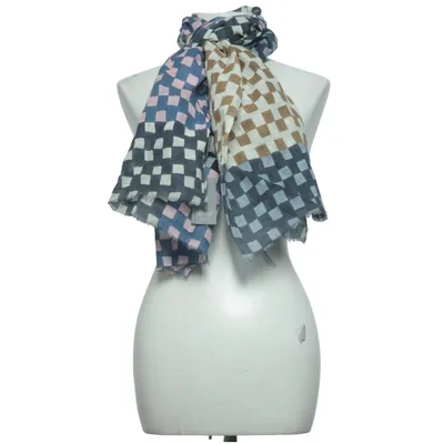 Châle (Bleu, Blanc, Multicolore) de Épice Coton, Lin