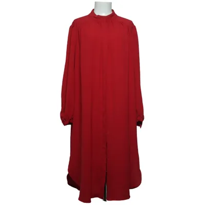 Skjortekjole (Rød) fra Mat. Polyester