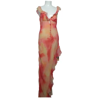Klänning (Röd, Gul, Flerfärgad) från Missguided Polyester