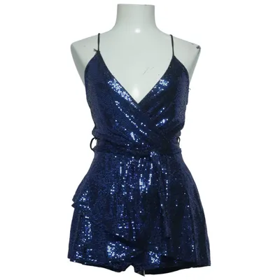 Jumpsuit (Blauw, Zwart) van Quiz Elastaan, Polyamide, Polyester