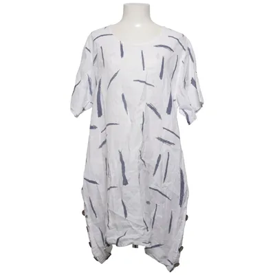 Dress (White, Blue) from Befree Linen