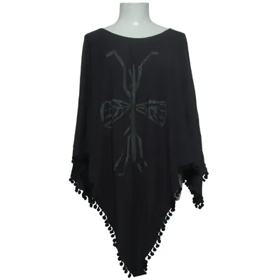 Poncho (Sort) fra Vanilla Fly