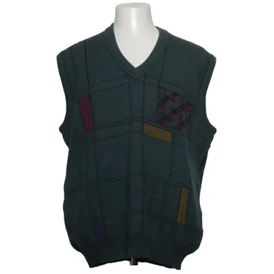 Pull sans manches (Vert, Multicolore) de Bueckle Acrylique, Laine