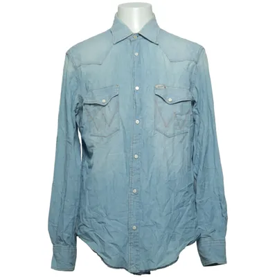 Chemise en jean (Bleu) de Wrangler Coton