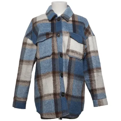 Overshirt (Blue, Beige, Brown) from ONLY Blue Denim Acrylic, Polyester
