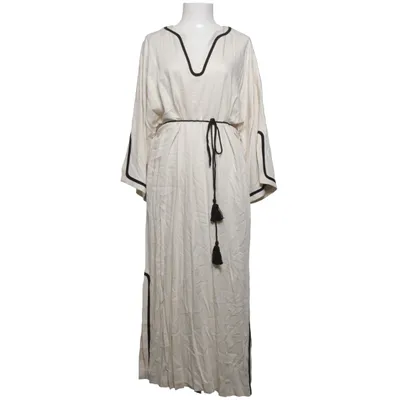 Maxikjole (Beige, Sort) fra KappAhl Viscose