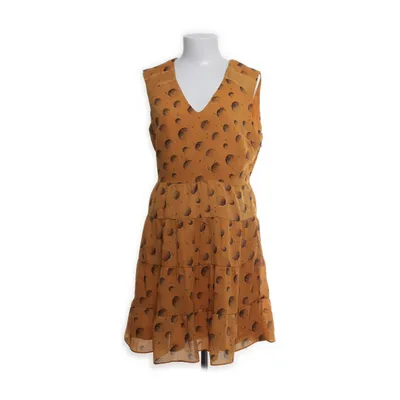 Dress (Black, Orange) from French
