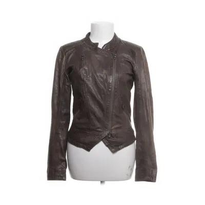 Leren jack (Bruin) van Drykorn for Beautiful People Leer