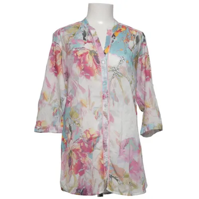 Blouse (White, Multicolored) from Promiss Cotton