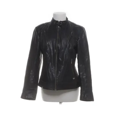 Bikerjack (Zwart) van Petroff Leer, Polyester