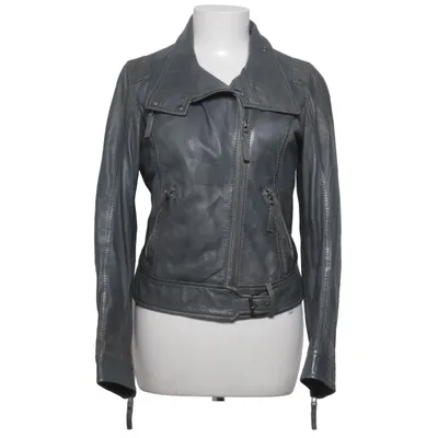 Bikerjacka (Grå) från Oakwood Bomull, Polyester