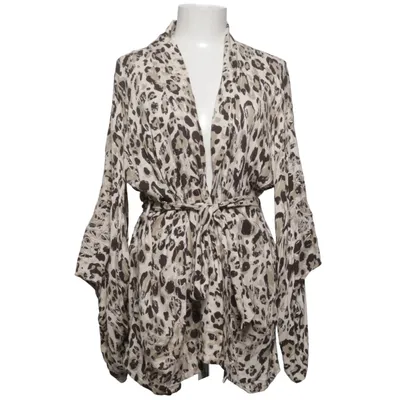 Wrap blouse (Beige, Brown, Black) from Spell