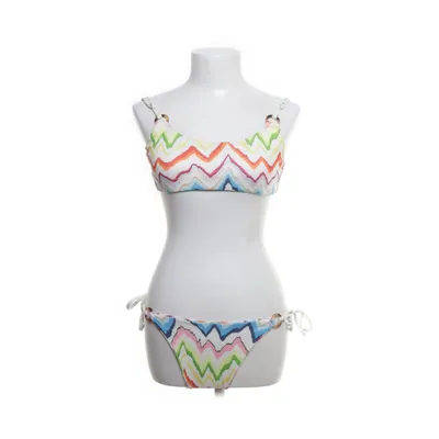 Bikini (Wit, Meerkleurig) van Zaful Polyester, Elastaan