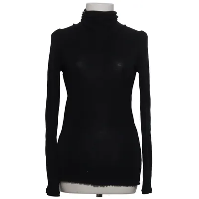 Turtleneck (Sort) fra Bruuns Bazaar Lyocell, Uld