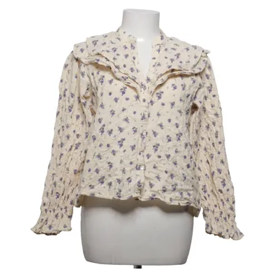 Blouse (Beige, Violet, Multicolore) de Zara Coton