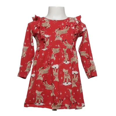 Dress (Red, Brown, White) from KappAhl Cotton