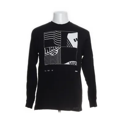 Lange mouwen shirt (Zwart, Wit) van Vans Katoen