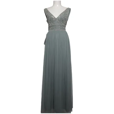 Avondjurk (Blauw) van Lace & Beads Polyester