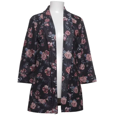 Cardigan (Black, Multicolored) from Jean Pascale Elastane, Polyester