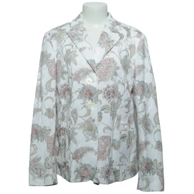 Blazer (Wit, Meerkleurig) van Brunetti Katoen, Polyester