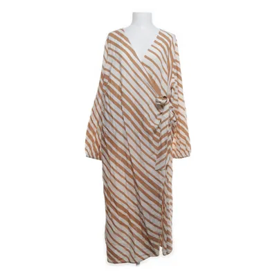 Wrap dress (Beige, White) from Bonprix Collection Viscose