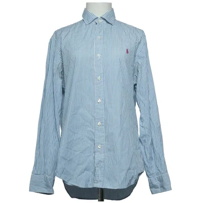 Chemise (Bleu, Blanc) de Polo Ralph Lauren Coton, Élasthane