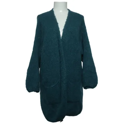 Cardigan (Blue) from Marie Acrylic, Mohair, Polyamide