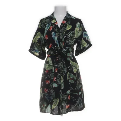 Skjortekjole (Sort, Grøn, Rød, Flerfarvet) fra Elli White Polyester