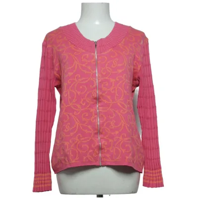 Cardigan (Pink, Orange) from Skovhuus Acrylic, Cotton