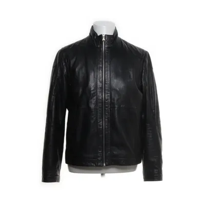 Leren jack (Zwart) van Boss Hugo Boss Leer