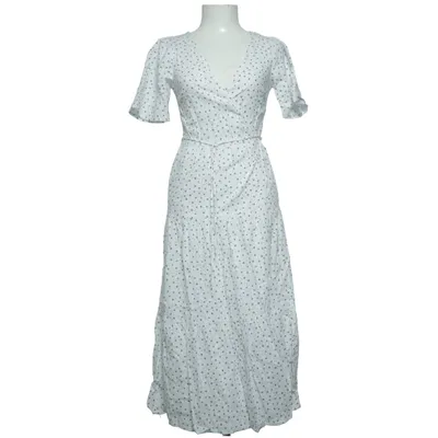Robe portefeuille (Blanc, Noir) de Glassons Lin, Viscose