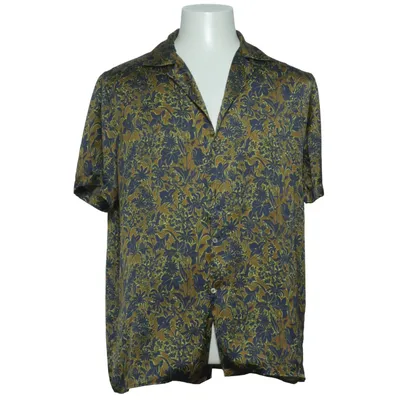 Kortärmad skjorta (Gul, Blå, Flerfärgad) från Zara Man Polyester