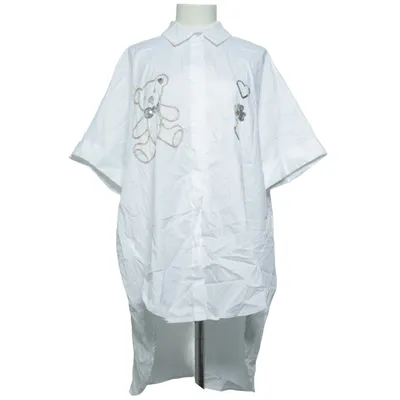 Short sleeve shirt (White) from Zeta Otto Cotton