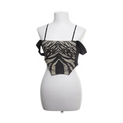 Crop top (Black, Multicolored) from The Kript Cotton