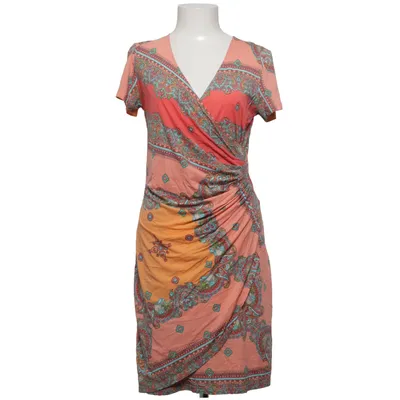 Robe portefeuille (Orange, Multicolore) de Comma
