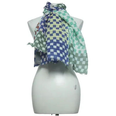 Shawl (Green, Blue, Multicolored) from Épice Cotton, Linen