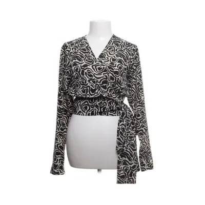 Wrap top (Black, Beige) from Rodebjer Recycled polyester