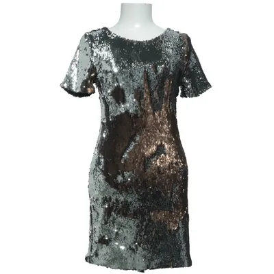 Cocktailjurk (Zilver, Zwart) van Topshop Elastaan, Polyester