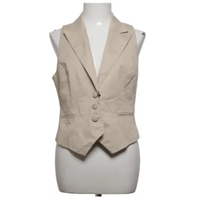 Kostuumgilet (Beige) van More & More Katoen, Elastaan