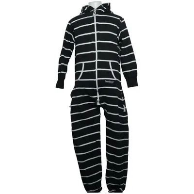 Onesie (Black, White) from OnePiece Cotton, Polyester