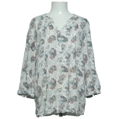 Blus (Vit, Flerfärgad) från M&Co Viskos