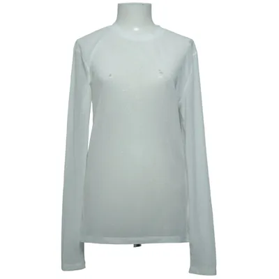 Långärmad t-shirt (Vit) från ASOS Design Elastan, Polyester