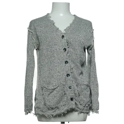 Cardigan (Gray, White) from Kookaï Cotton, Silk