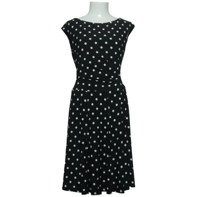 Jurk (Zwart, Wit) van Lauren Ralph Lauren Elastaan, Polyester