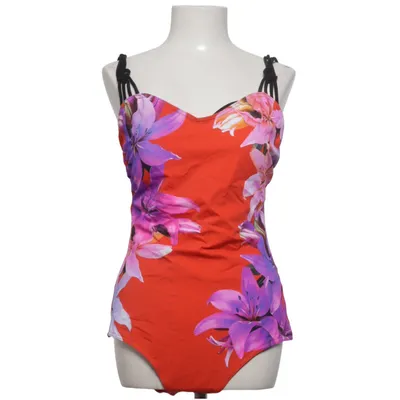 Maillot de bain une pièce (Rouge, Multicolore) de Ulla Popken Élasthane, Polyamide, Polyester