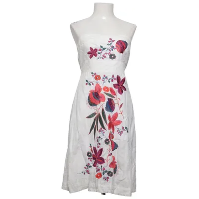 Robe (Blanc, Multicolore) de Warehouse Coton, Lin, Polyester