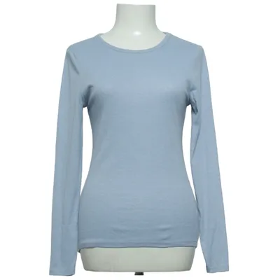 Langærmet t-shirt (Blå) fra FSBN Sister Bomuld, Elastan, Polyester