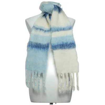 Scarf (Blue, White) from Ericsson Mohair, Wool